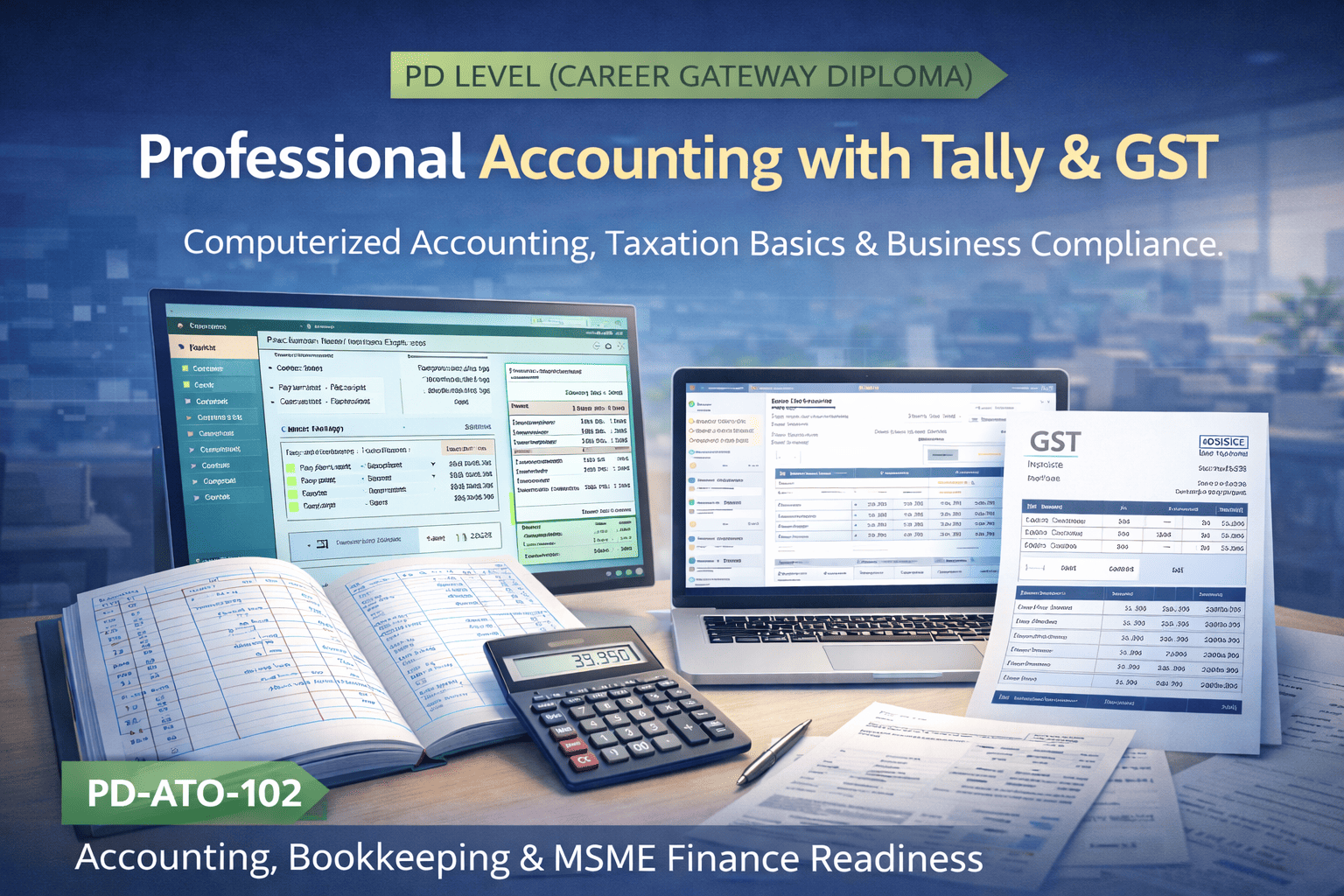 Professional Accounting with Tally & GST